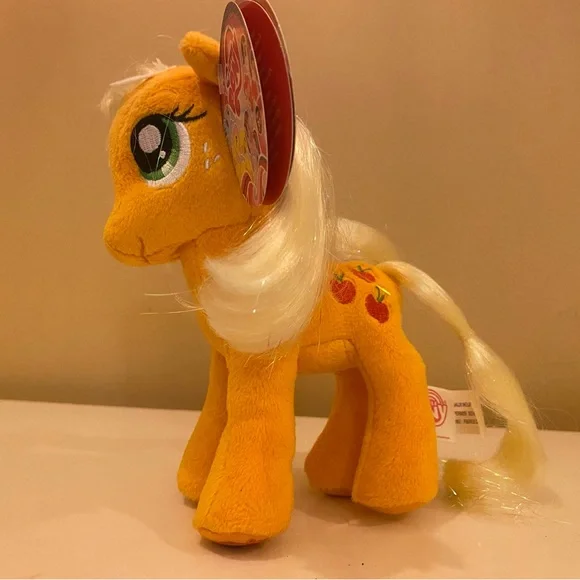 Apple Jack My Little Pony Orange and Yellow Stuffed Animal - Picture 9 of 12